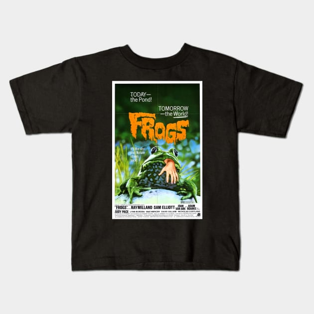 Frogs! Kids T-Shirt by Scum & Villainy